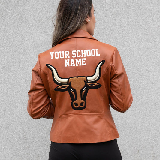 Personalized Game Day Leather Jacket