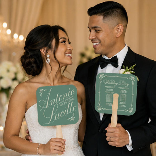 Custom Ceremony Fan Program