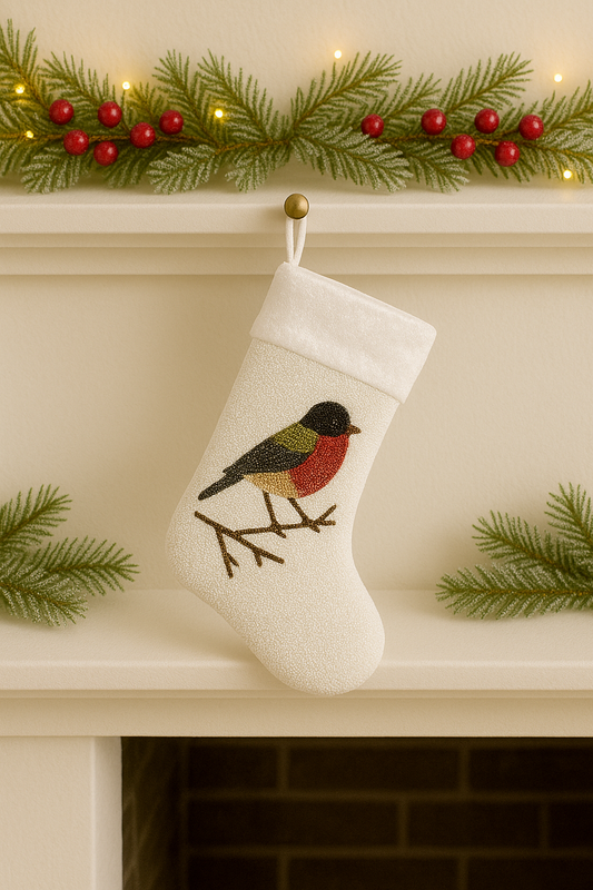 Personalized Beaded Stocking