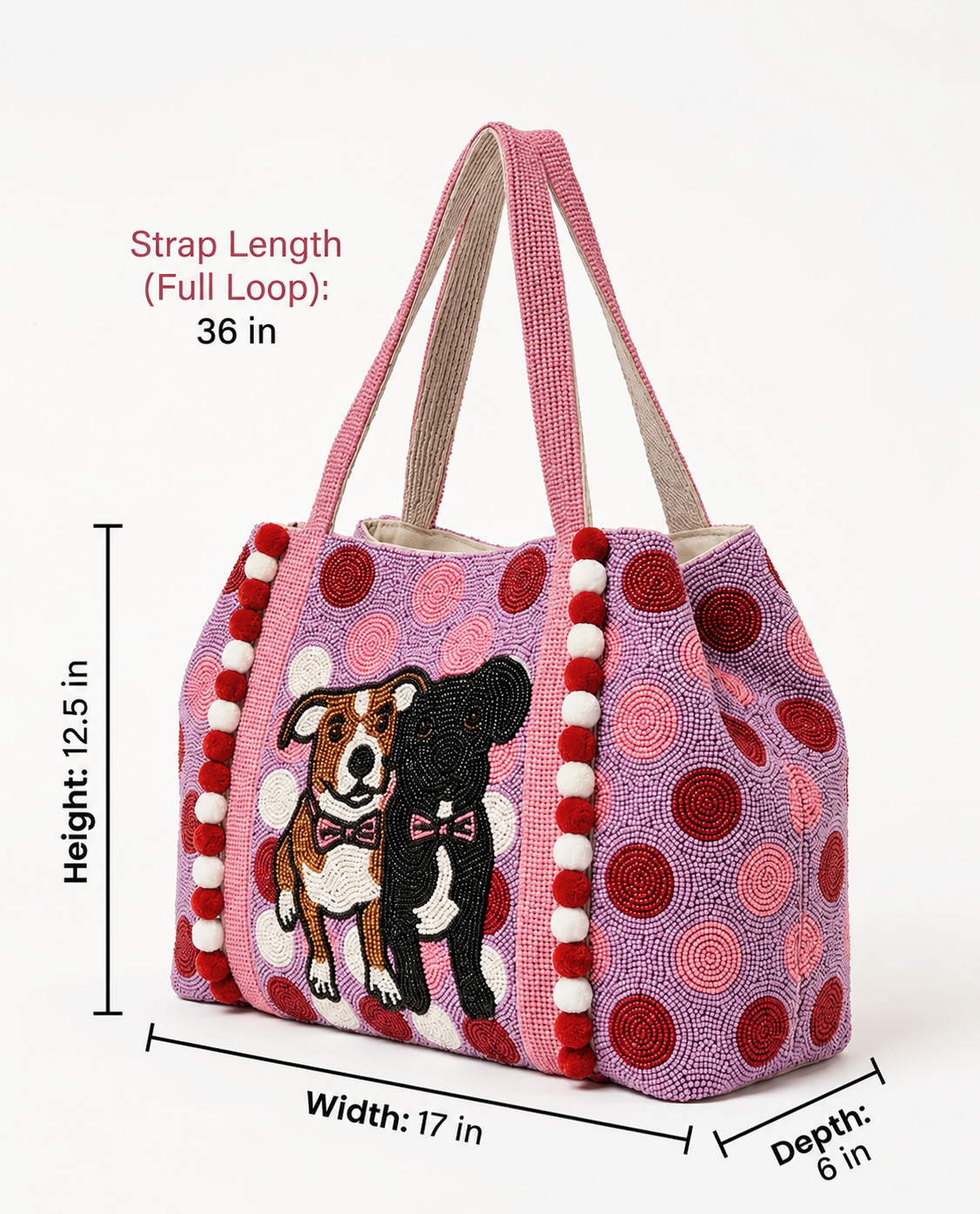 Minimal Dog Tote Bag