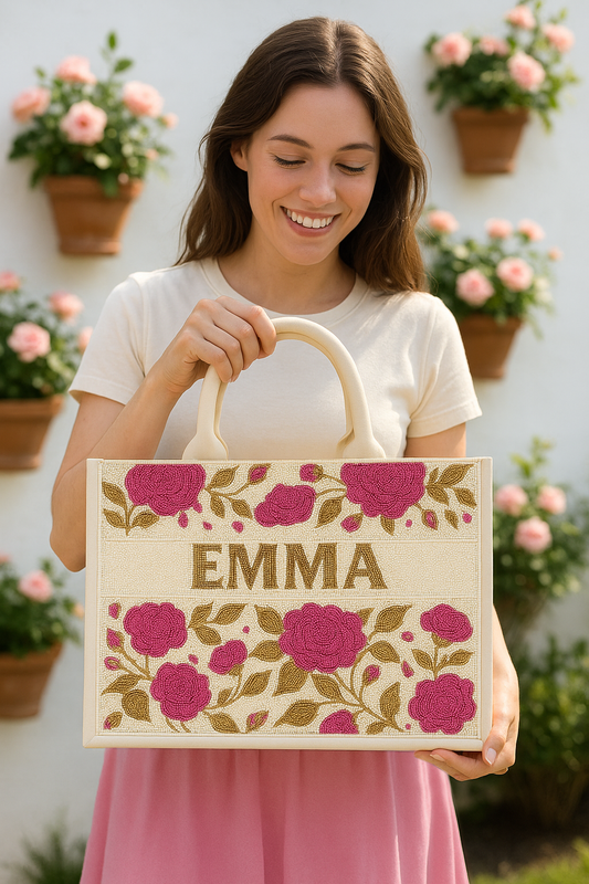 Rose Bloom Tote