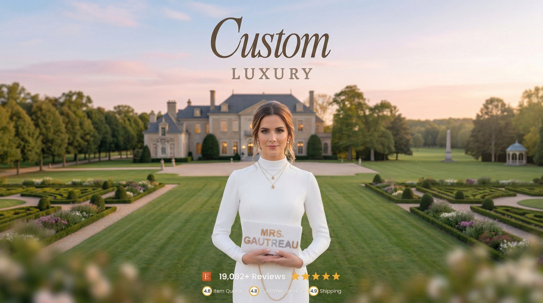 Bridal clutch bag — PrettyRobes