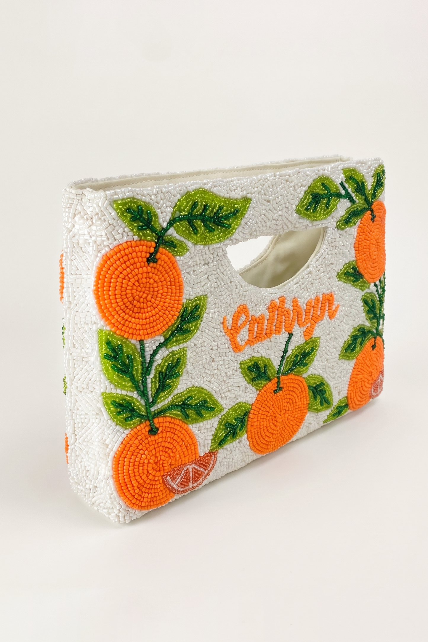 Personalized Orange Handbag