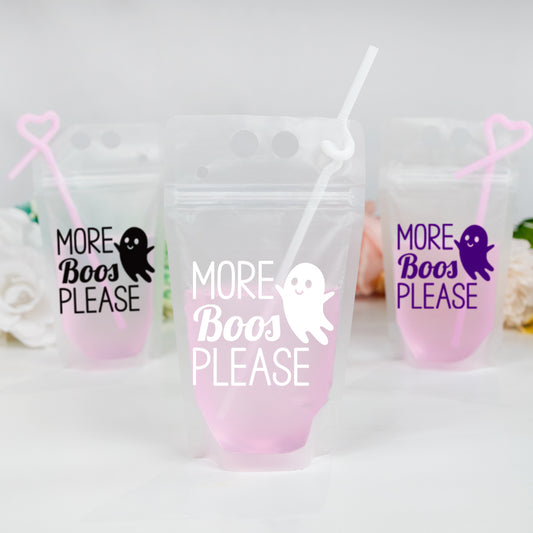 Halloween Party Drink Pouch Favors