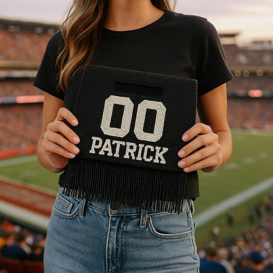 Personalized Sports Fringe Purse