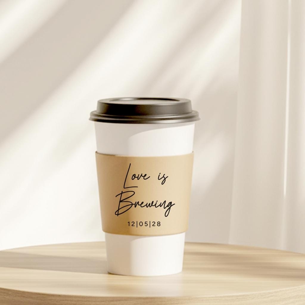 Phrases Themed Coffee Cup Sleeves