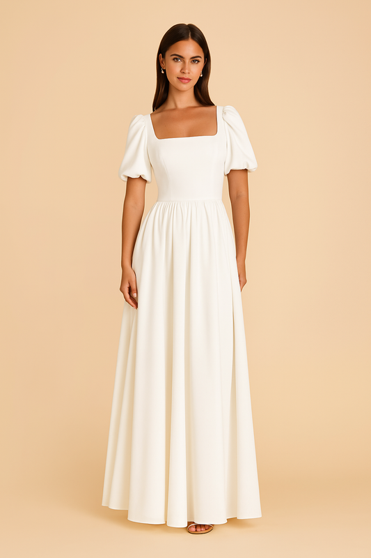 The Puff Midi Gown
