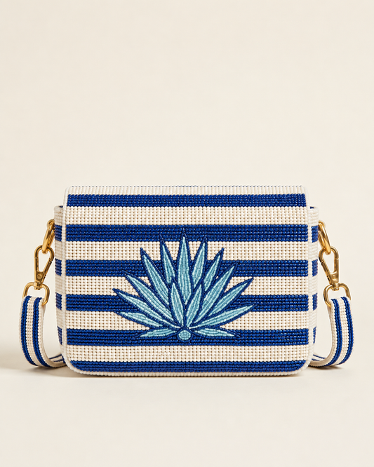 Tequila Bottle Beaded Clutch