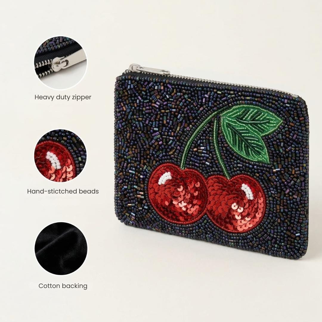 Cherry Coin Purse