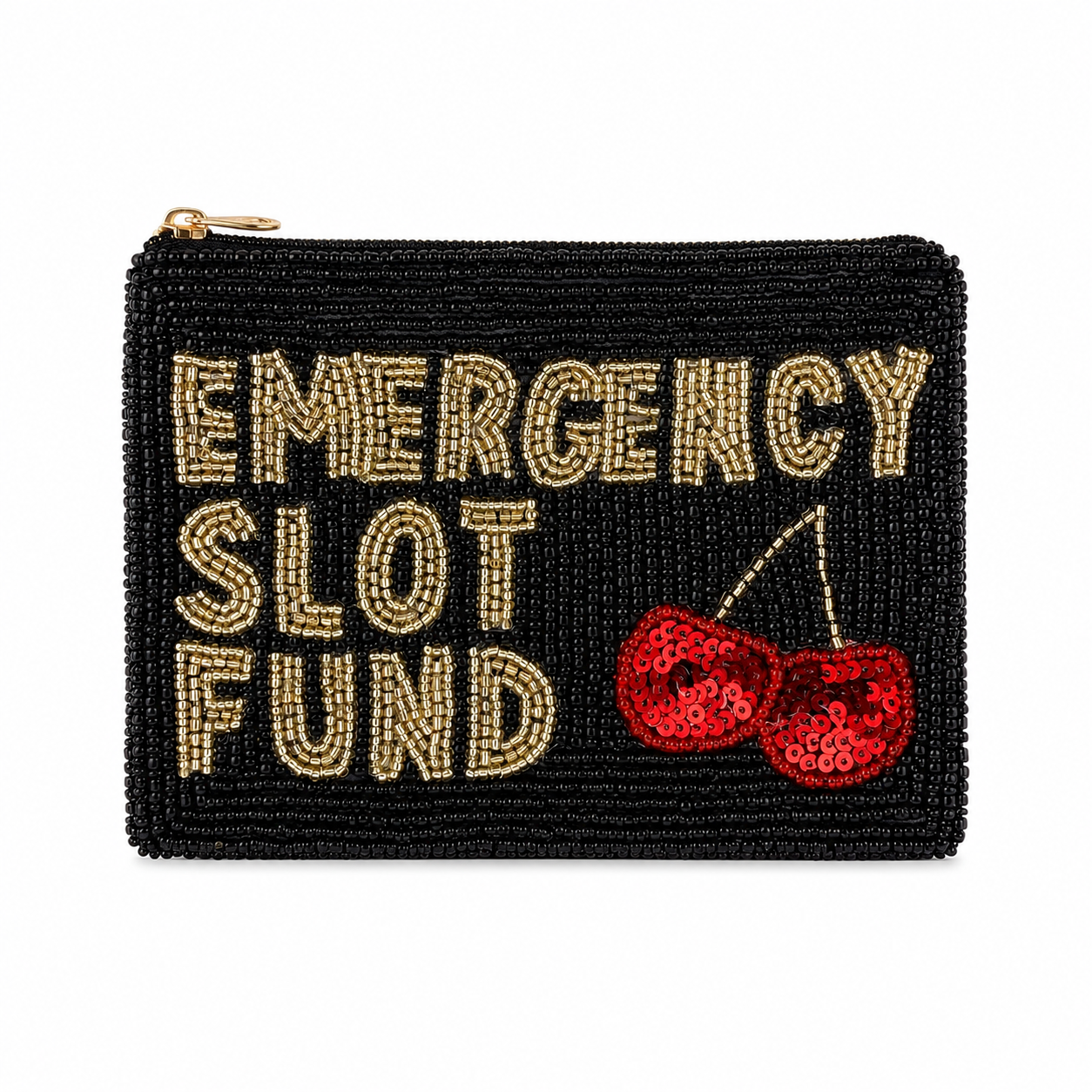 Emergency Slot Fund Beaded Coin Purse