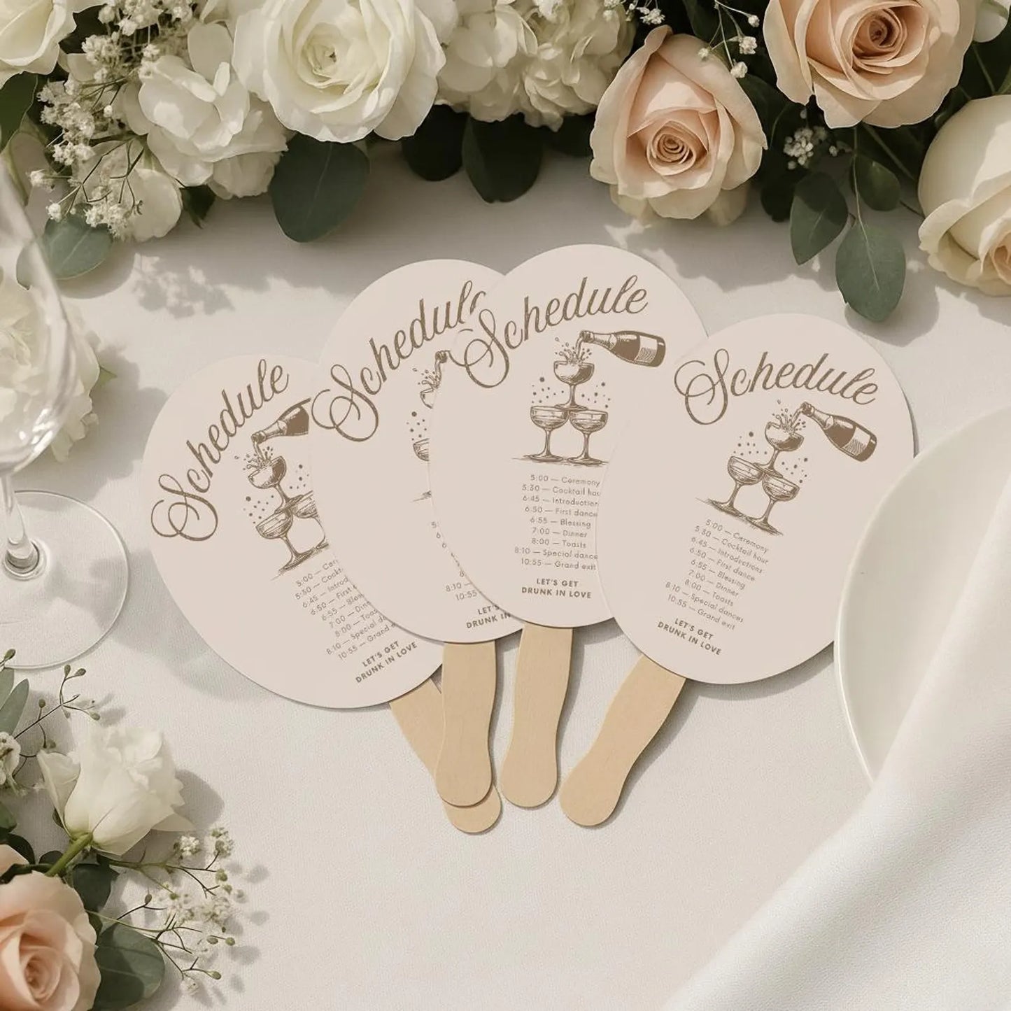 Custom Printed Wedding Fans (4)