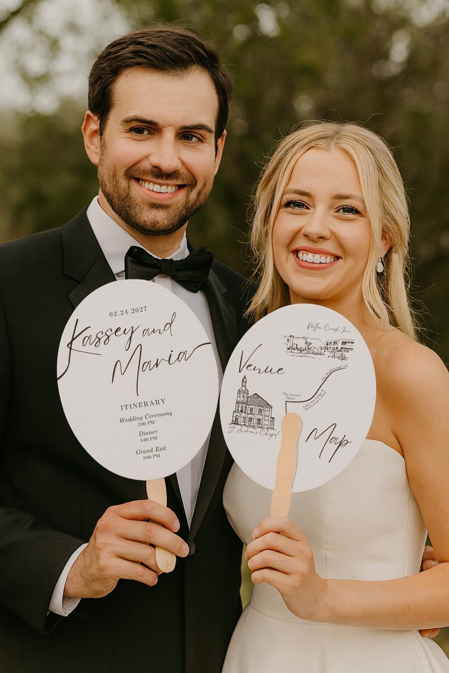 Custom Wedding Hand Fans (3)