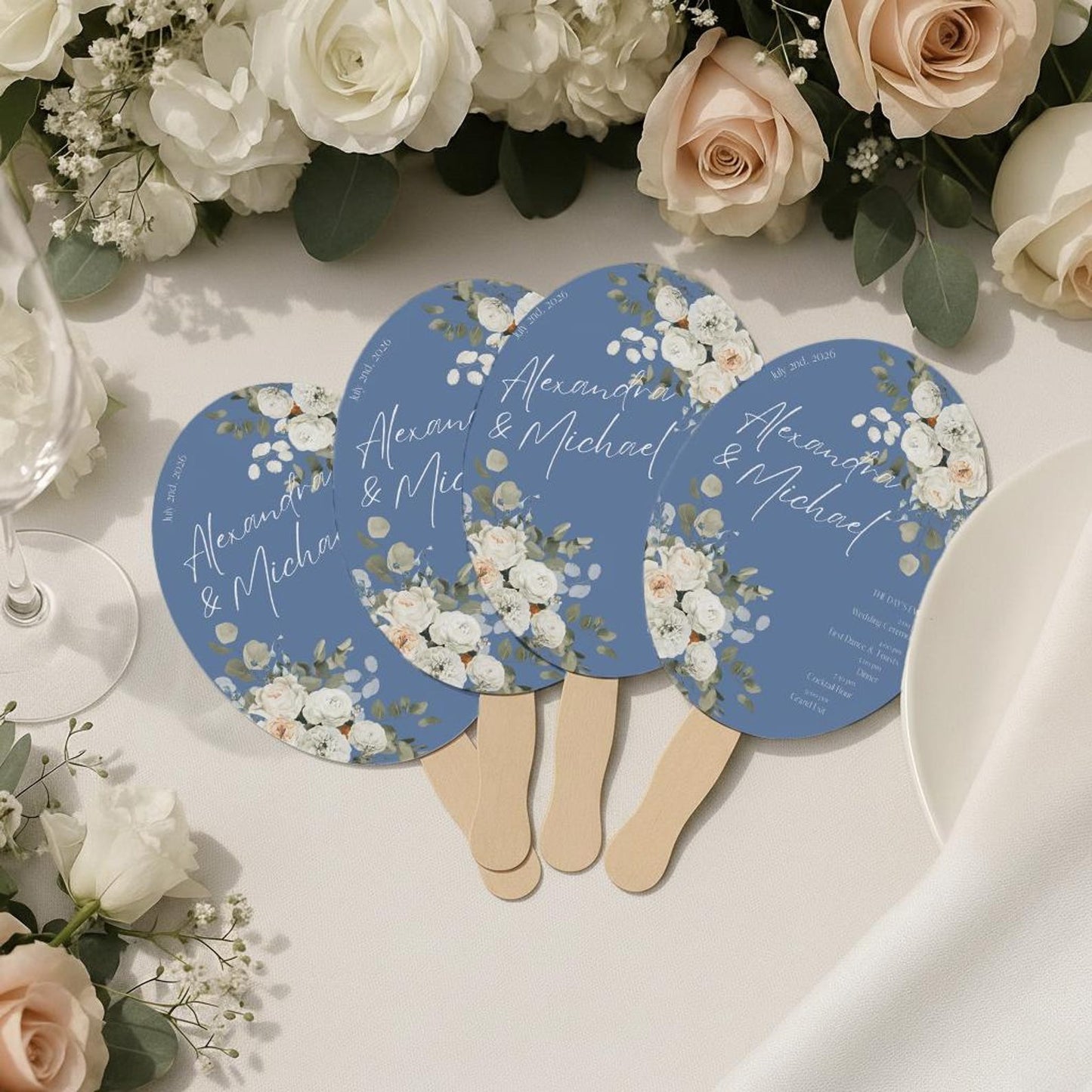 Hand Fan Wedding Favors (8)
