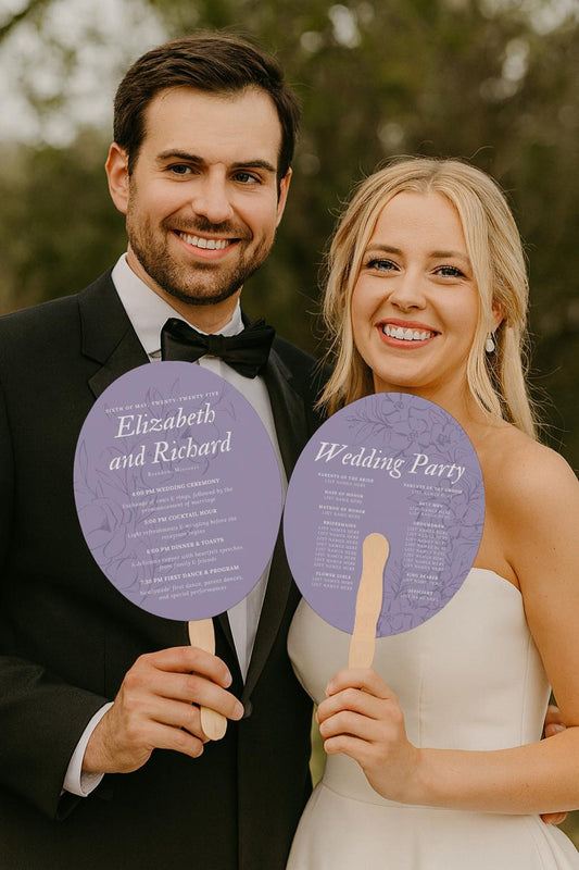 Custom Hand Fan Table Marker (6)