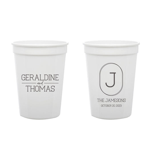 Custom Stadium Cups Wedding Favors (LP 83)