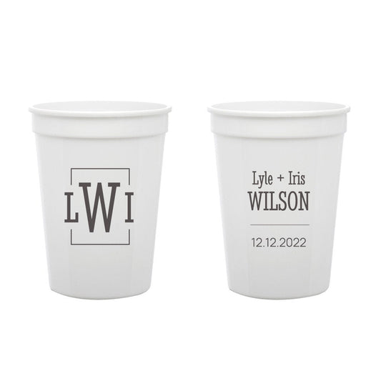 Monogram Stadium Cups (PK 180)