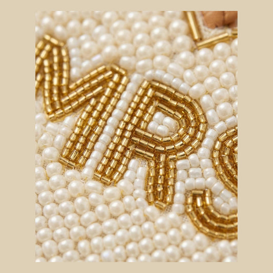 hand beaded detail