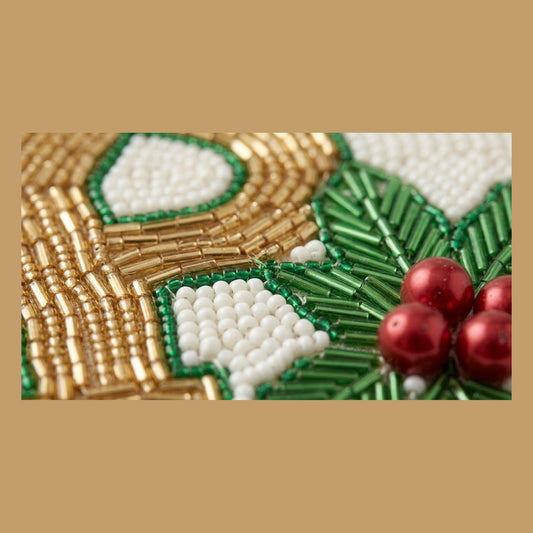 hand beaded detail