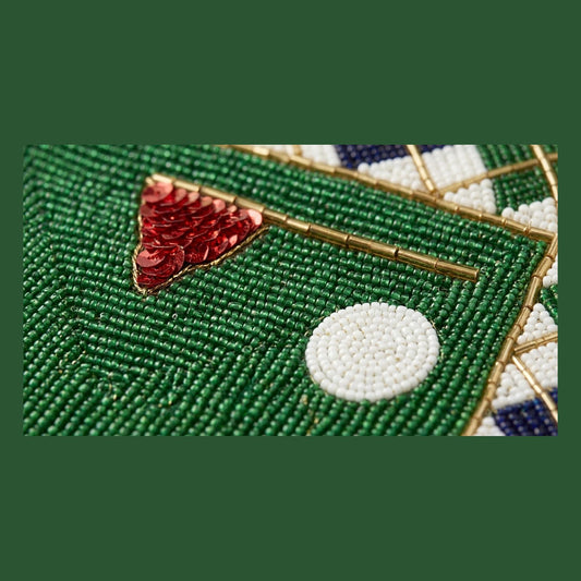 hand beaded detail