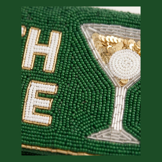 hand beaded detail