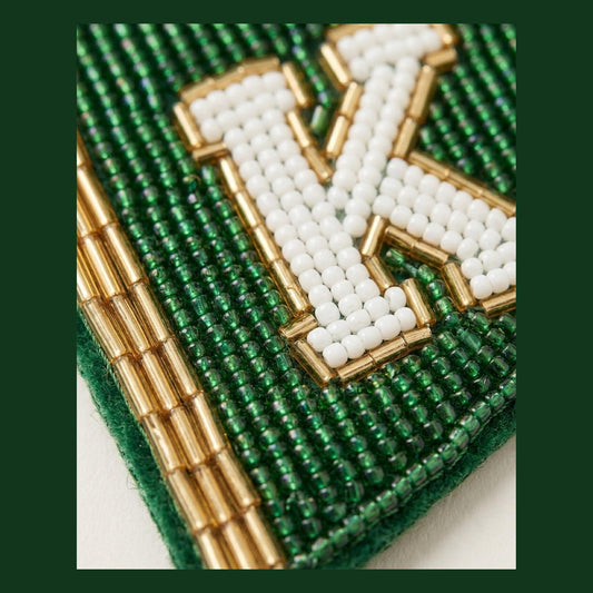 hand beaded detail
