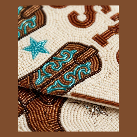 hand beaded detail
