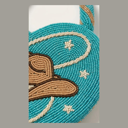 hand beaded detail