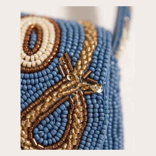 hand beaded detail