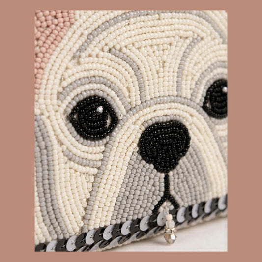 hand beaded detail