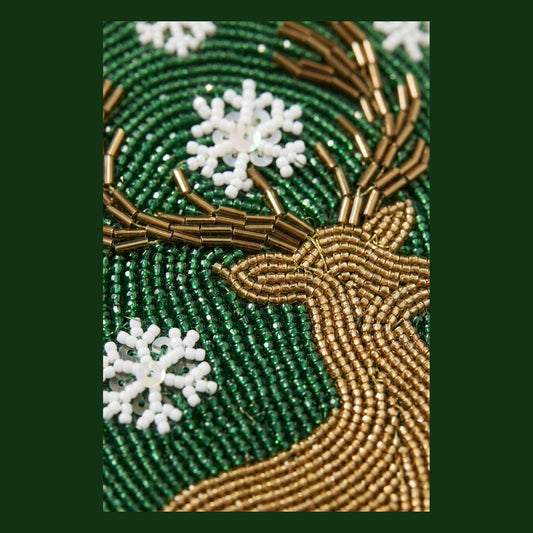 hand beaded detail
