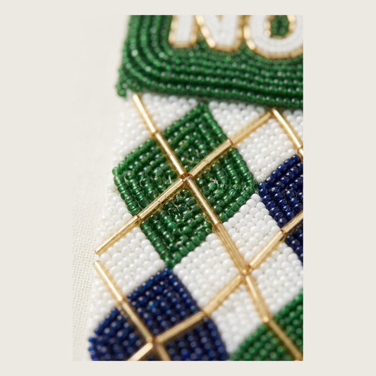 hand beaded detail