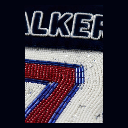 hand beaded detail