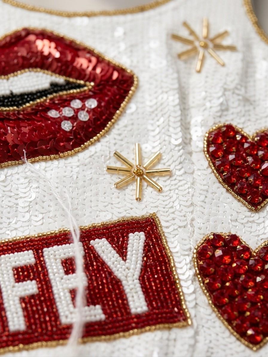 Wifey beadwork close-up