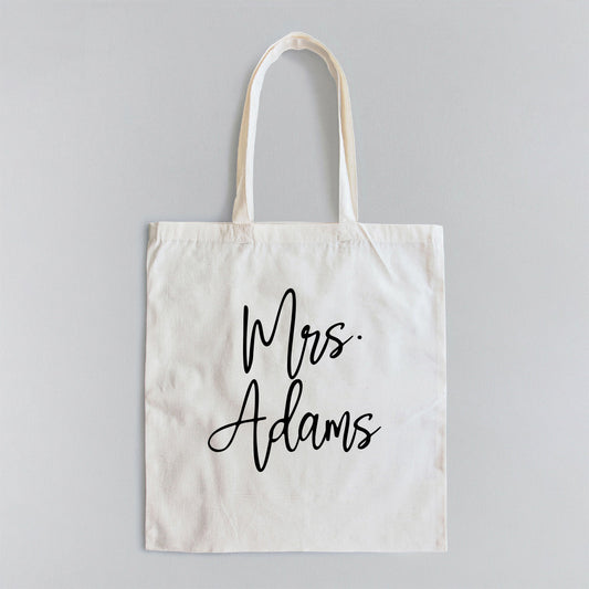 Custom Mrs. Adams - Tote Bag