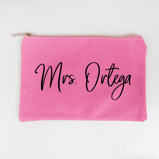 Custom Mrs. Ortego Makeup Bag