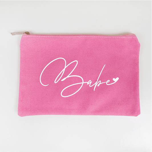 Babe Bridesmaid Makeup Bag