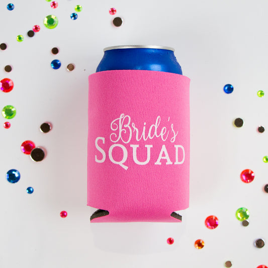 Bride's Squad Can Coolers