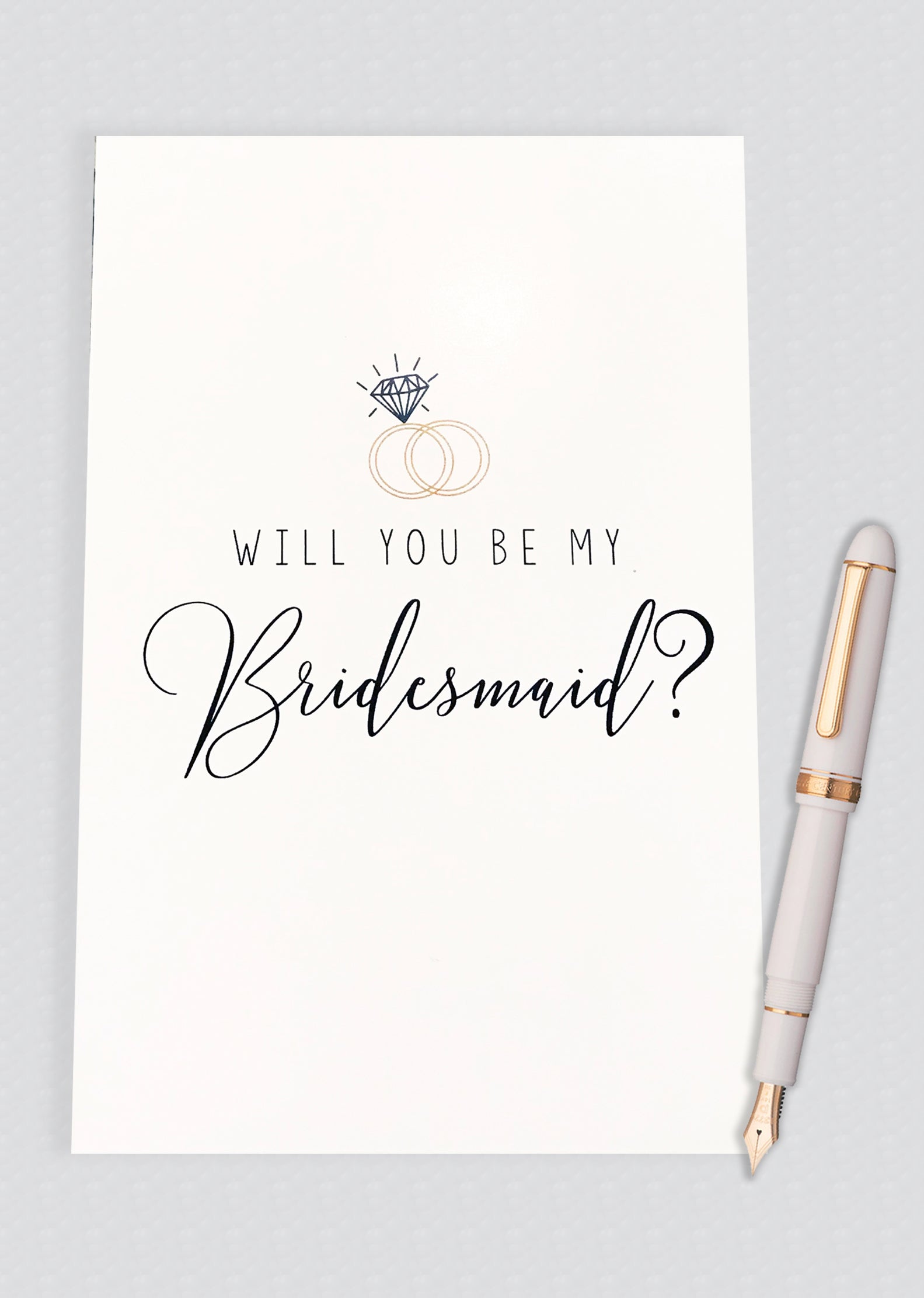 Will You Be My Bridesmaid? Bridesmaid Proposal Card