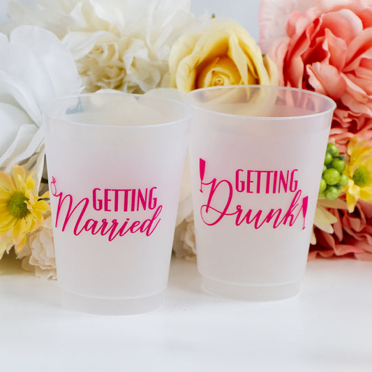 Getting Married, Getting Drunk Frosted Cups