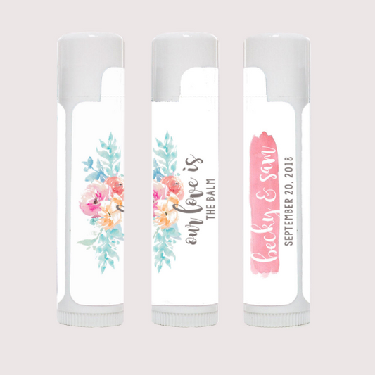 Wedding Lip Balm Favors