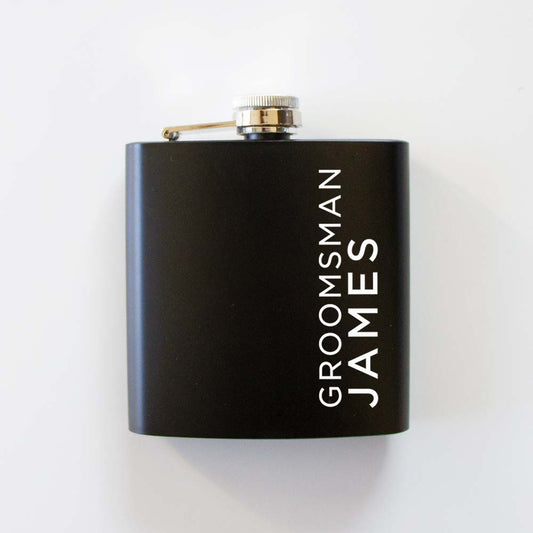 Groomsmen Wedding Flask image