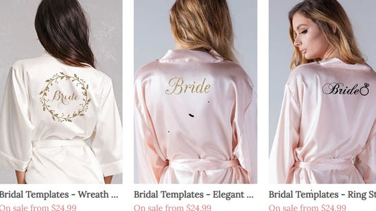 Bride and Bridesmaid Robes