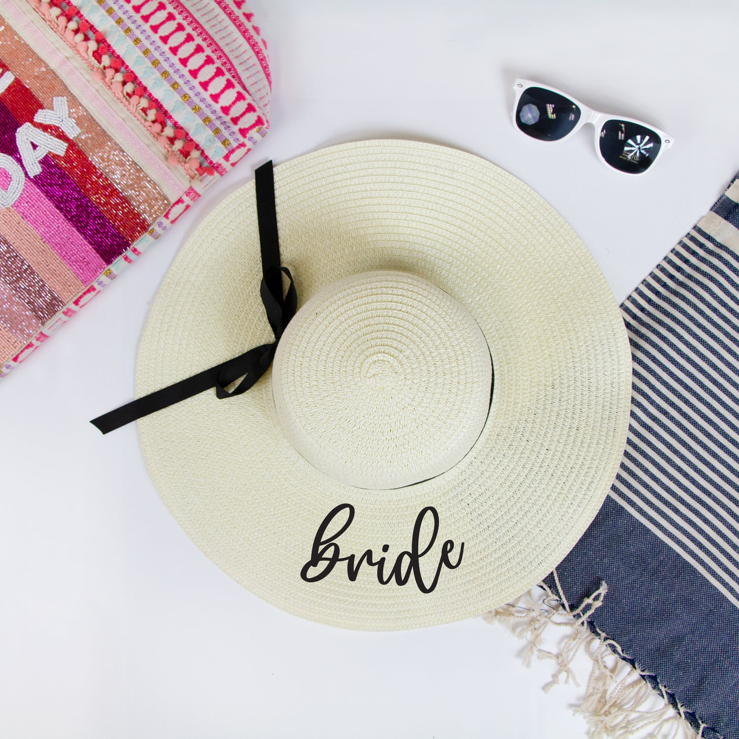 white floppy hats