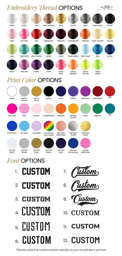 Embroidery Thread Options