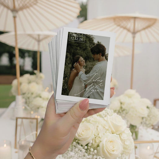 Custom Wedding Magnet Favor with Photo