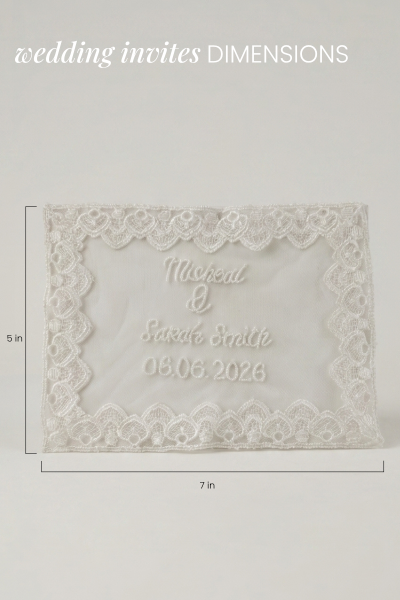 Lace Wedding Invitation