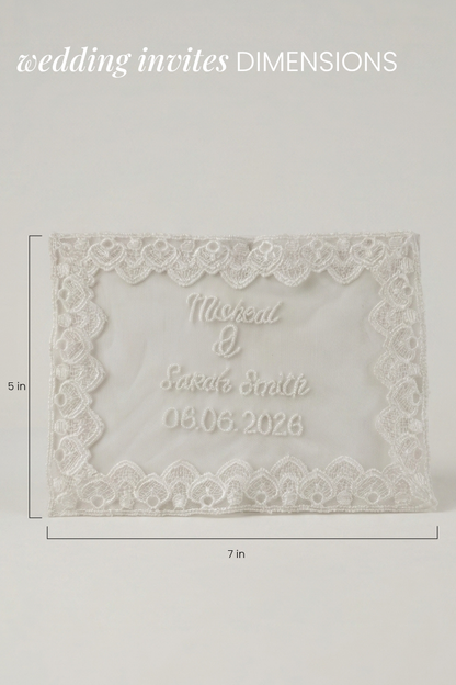 Lace Wedding Invitation