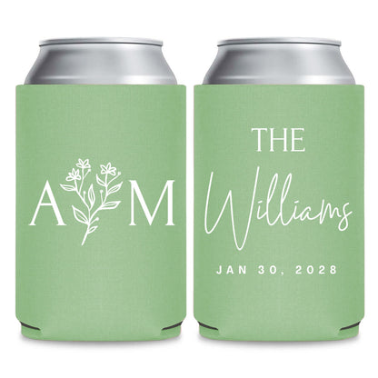 Floral Can Coolers