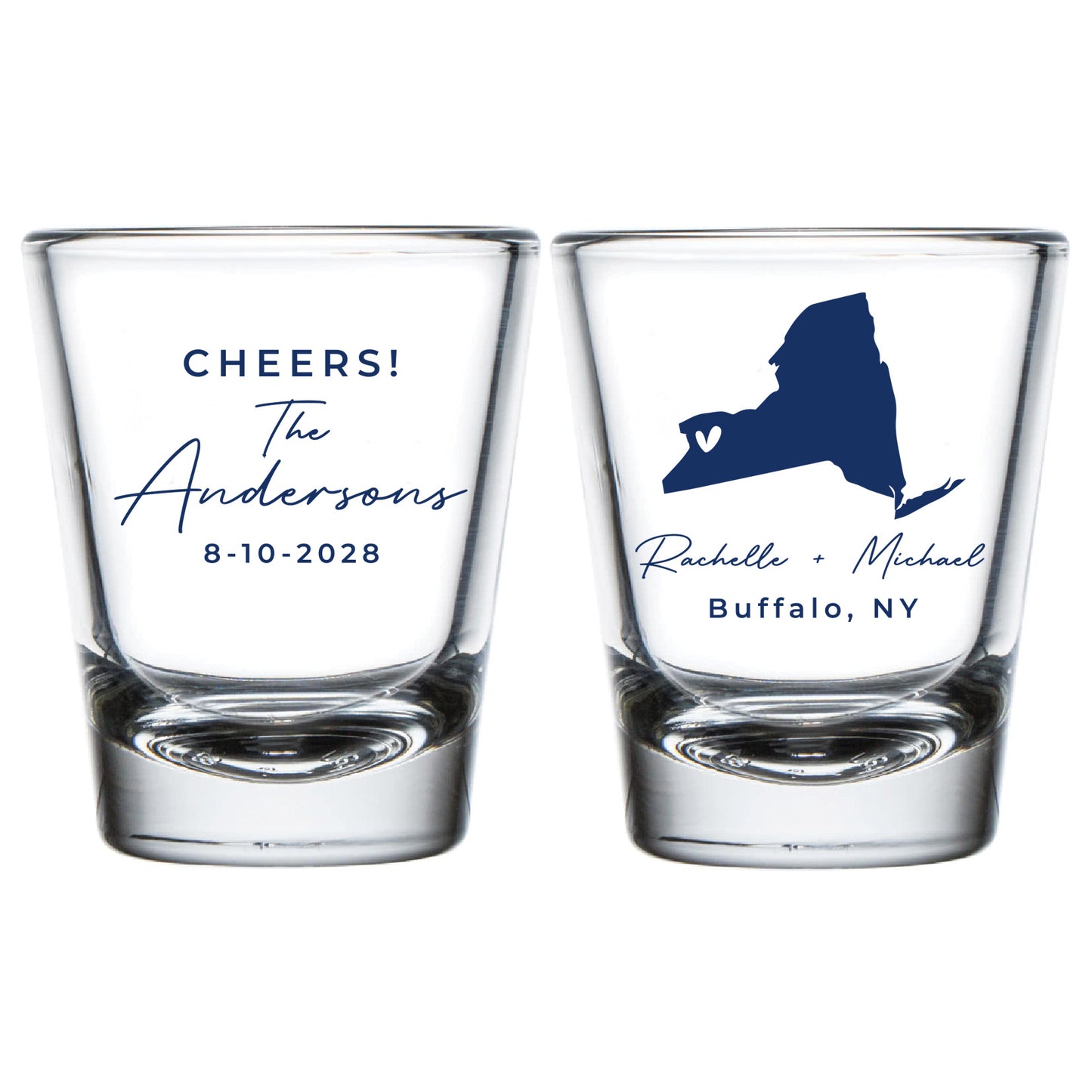 Wedding Shot Glasses (KT 11)