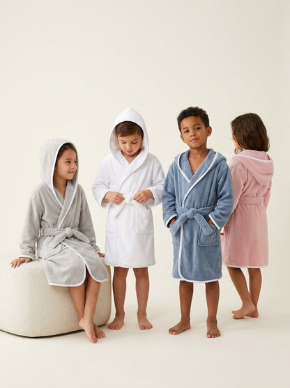 Kids Hooded Bath Robe